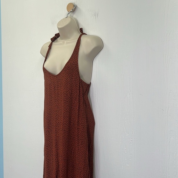 ELK The Label - Jorum Cheetah Tie At Shoulder Flowy Sleeveless Jumpsuit Size 2 - Picture 5 of 13